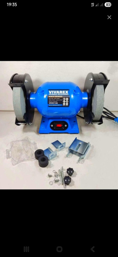 چرخ سنباده رومیزی ویوارکس مدل VR5517-BG سایز ۱۷۵ میلیمتر
