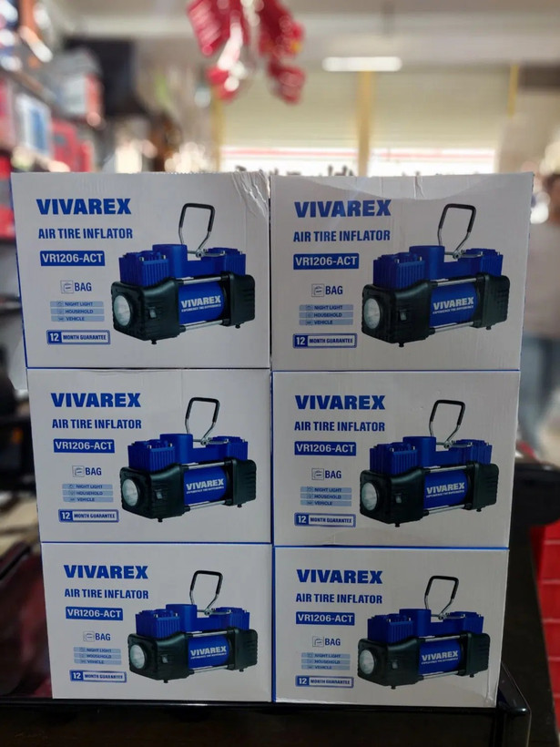 کمپرسور فندکی ویوارکس مدل VR1206-ACT با باتری ۱۲ ولت و ۱۵ آمپر