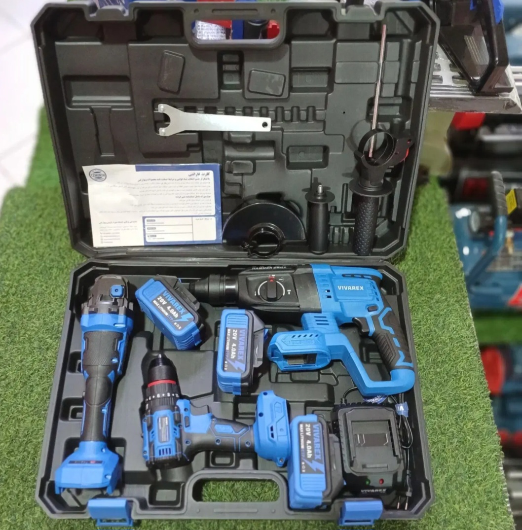 کیت شارژی براشلس 3 عددی ویوارکس VR2403-BCK(2عدد باطری)