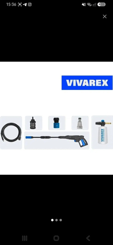 کارواش دینامی ویوارکس مدل VR8160-PW ظرفیت ۱۶۰ بار