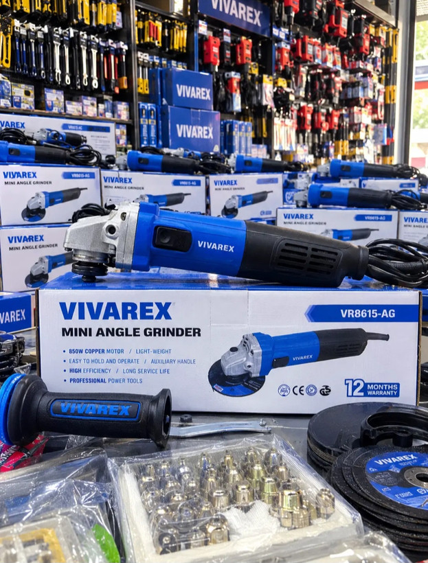مینی فرز ویوارکس مدل VR8615-AG ظرفیت ۸۶۰ وات با قطر ۱۱۵ میلیمتر