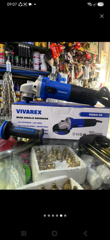 مینی فرز ویوارکس مدل VR8615-AG ظرفیت ۸۶۰ وات با قطر ۱۱۵ میلیمتر