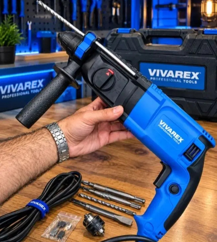 دریل بتن کن ویوارکس مدل VR8026RH ظرفیت ۳ کیلوگرم چهار شیار