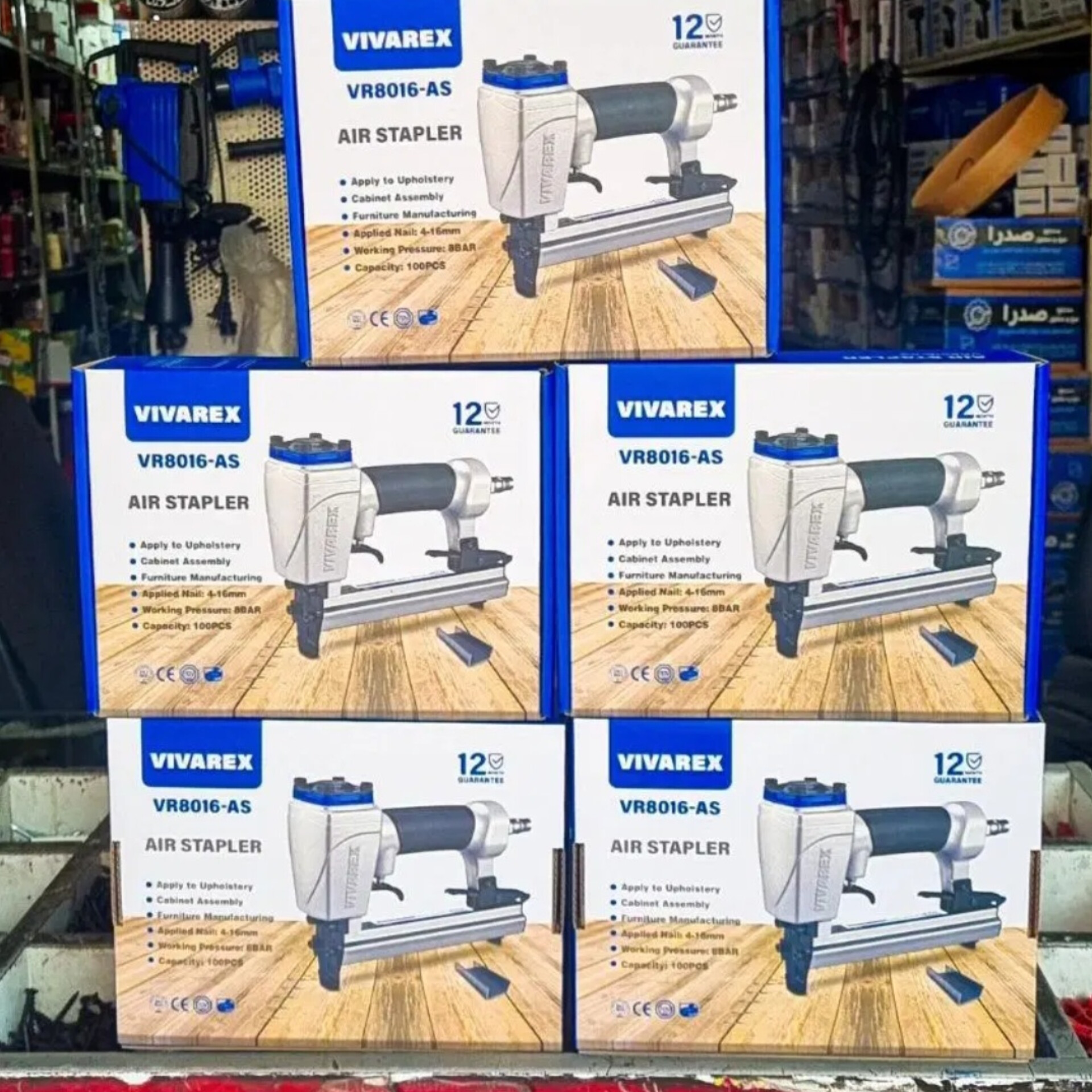 منگنه کوب بادی ویوارکس مدل VR8016-AS